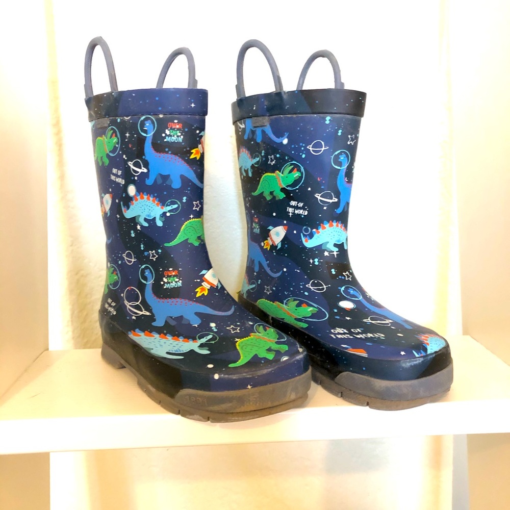 Sale‼️ Dinosaurs in Space Toddler Rain Boots